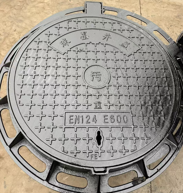 曲麻莱球墨铸铁五防井盖展示
